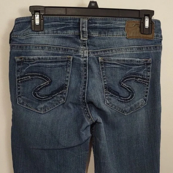 Silver Jeans - Suki Mid Pencil Skinny capris jeans size 27 x L22.5 - Picture 3 of 11